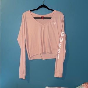Long sleeve , V-neck crop top